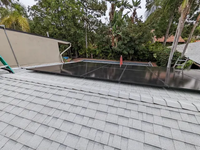 Rooftop solar installation by Cali Energy in Los Angeles, CA