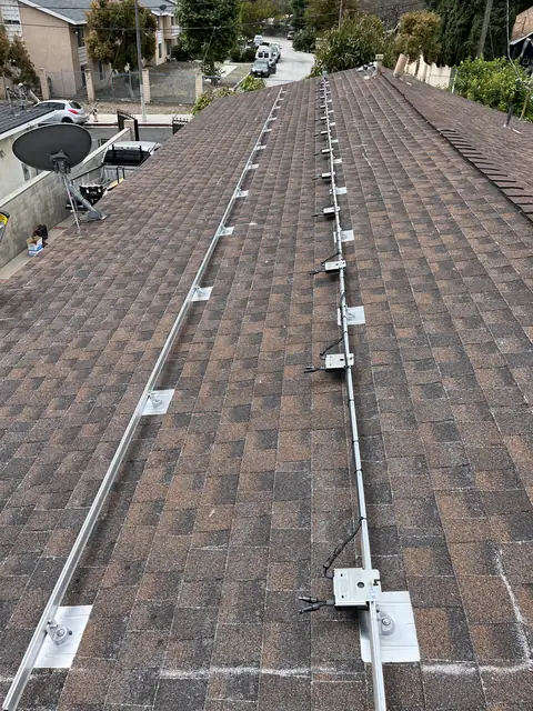 Residential PV system installed in Los Angeles, CA