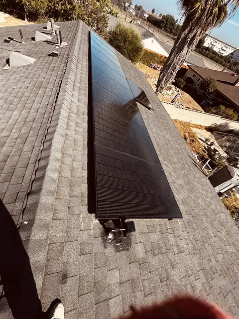 Rooftop solar installation by Cali Energy in Los Angeles, CA