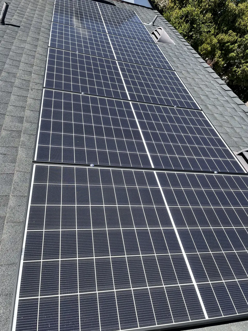 Rooftop solar installation by Cali Energy in Los Angeles, CA