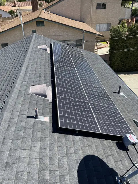 Home solar installation in Los Angeles, CA