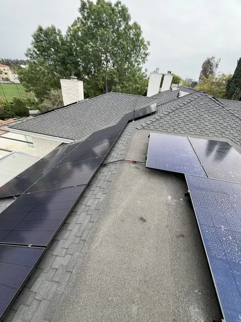 Residential PV system installed in Los Angeles, CA