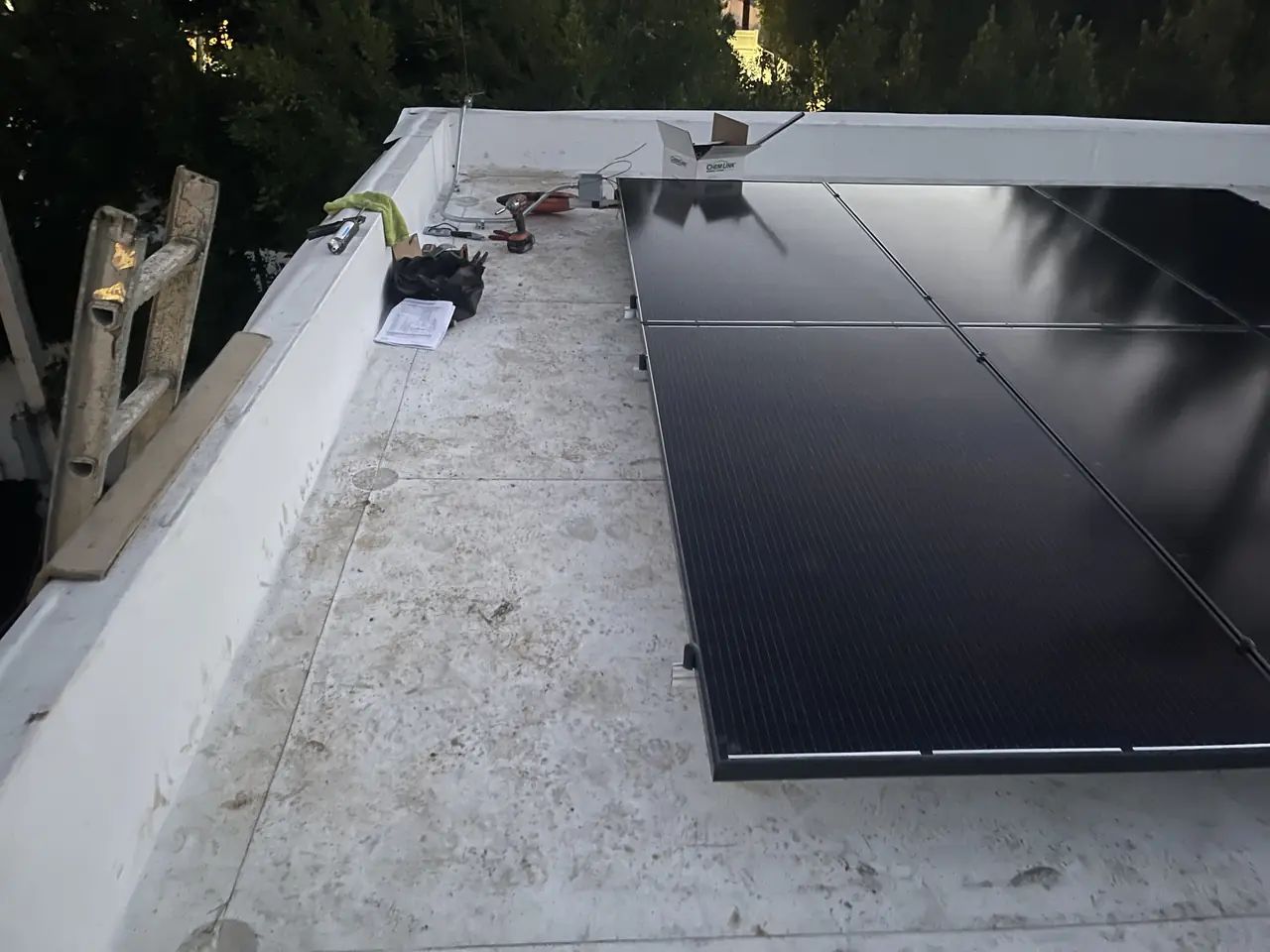 Residential PV system installed in Los Angeles, CA
