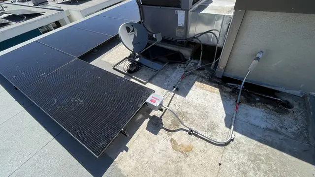 Completed residential solar project in Los Angeles, CA