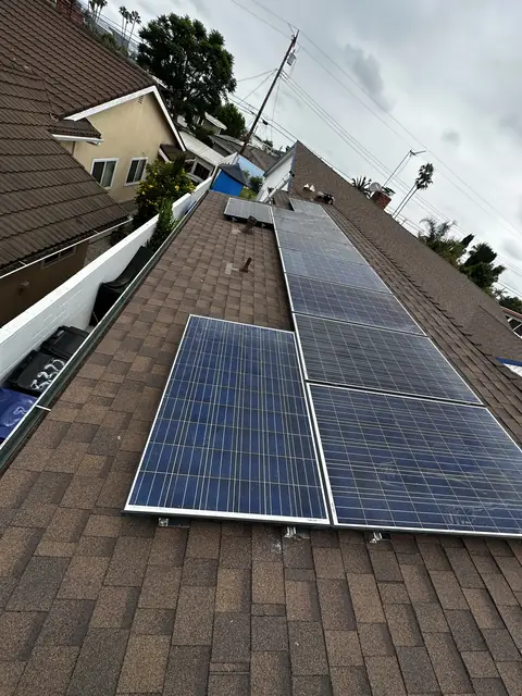 Residential PV system installed in Los Angeles, CA