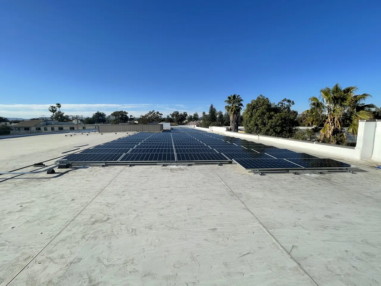 Residential PV system installed in Los Angeles, CA