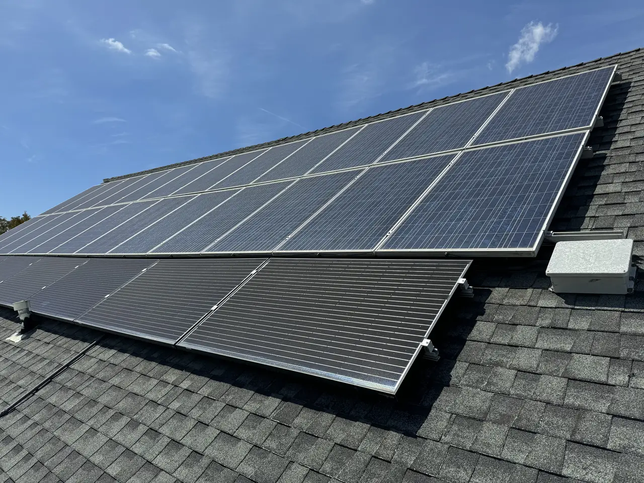 Rooftop solar installation by Cali Energy in Los Angeles, CA