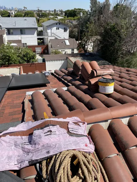 Completed residential solar project in Los Angeles, CA