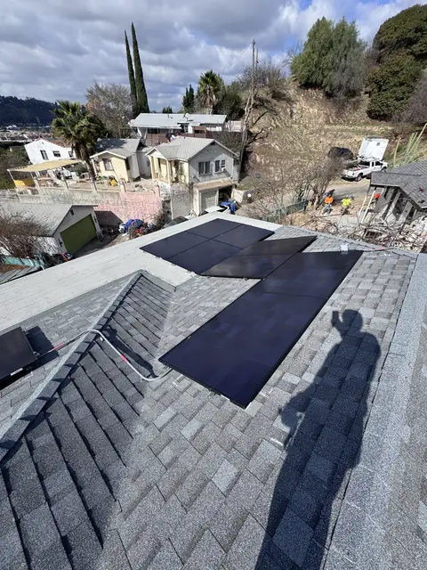 Residential PV system installed in Los Angeles, CA