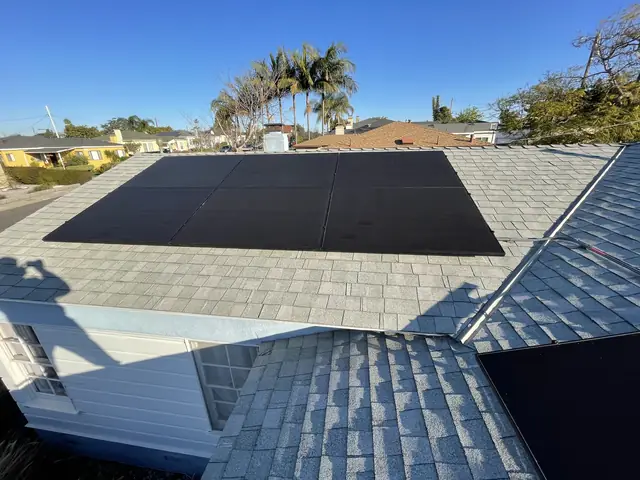 Residential PV system installed in Los Angeles, CA