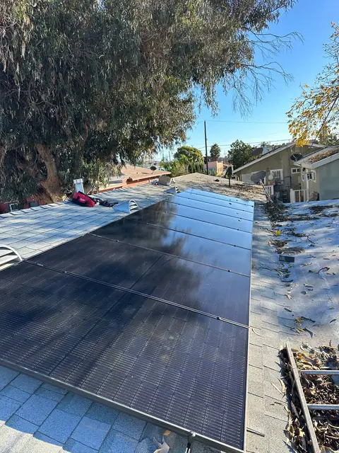 Residential PV system installed in Los Angeles, CA