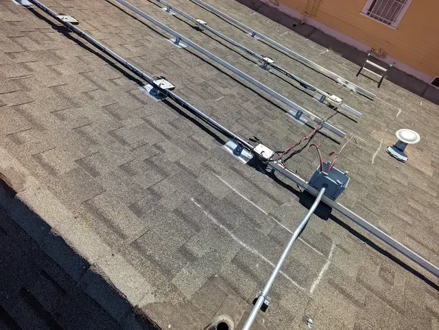 Rooftop solar installation by Cali Energy in Los Angeles, CA