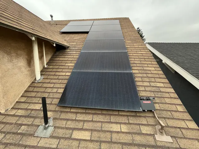 Home solar installation in Los Angeles, CA