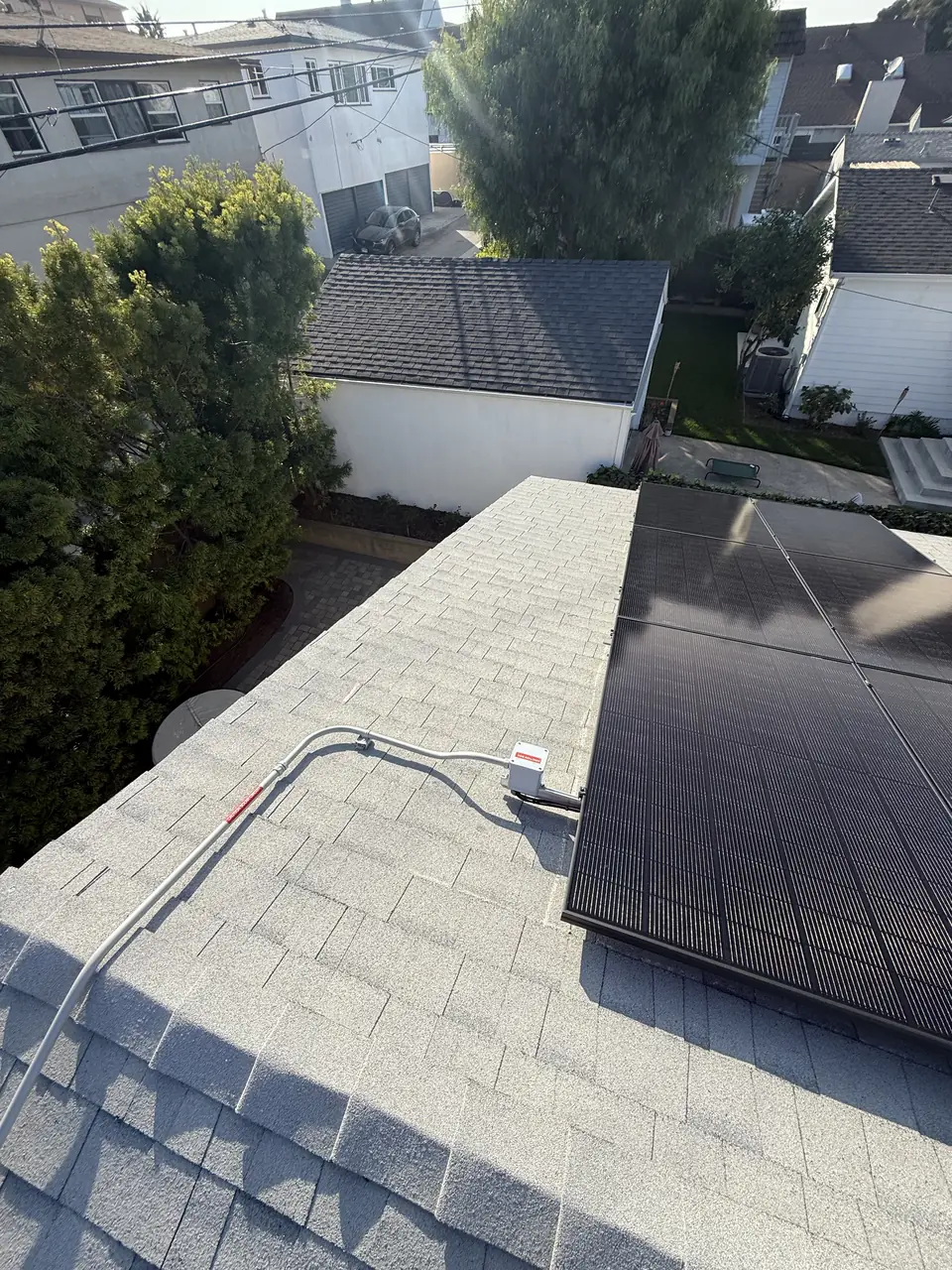 Rooftop solar installation by Cali Energy in Los Angeles, CA