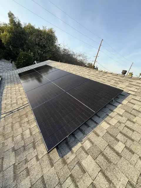 Home solar installation in Los Angeles, CA