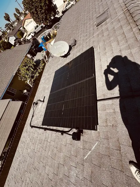 Residential PV system installed in Los Angeles, CA