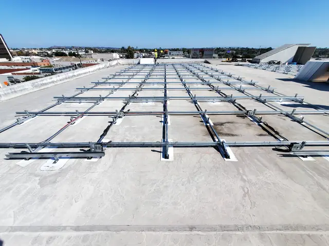 Rooftop solar installation by Cali Energy in Los Angeles, CA