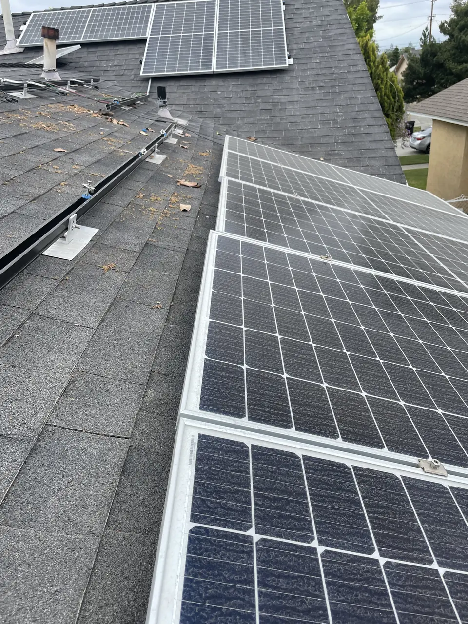 Rooftop solar installation by Cali Energy in Los Angeles, CA