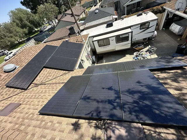 Home solar installation in Monrovia, CA