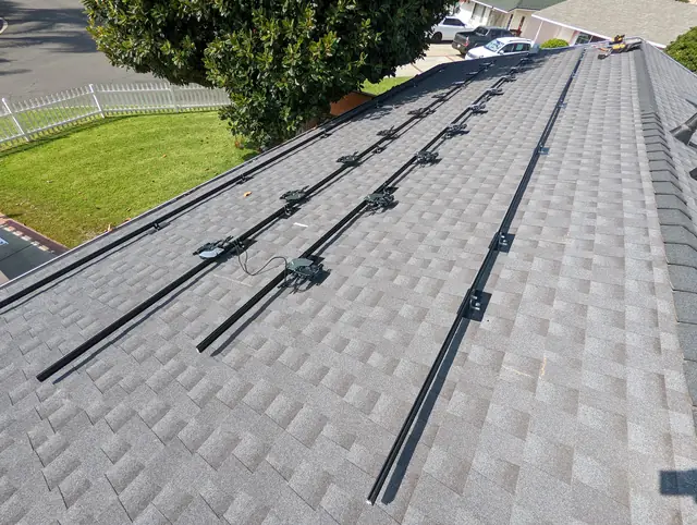 Rooftop solar installation by Cali Energy in Monrovia, CA