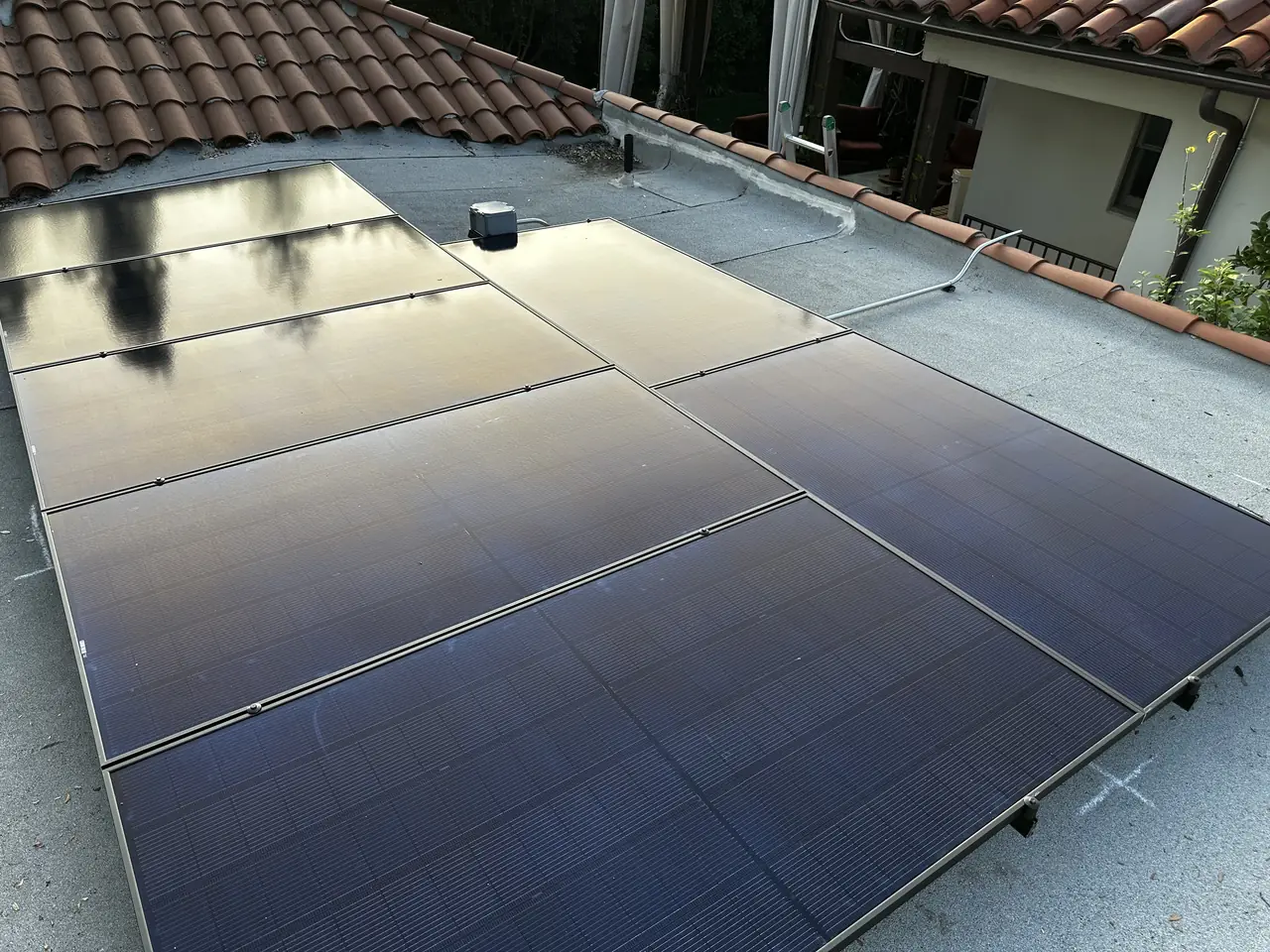 Rooftop solar installation by Cali Energy in Monrovia, CA