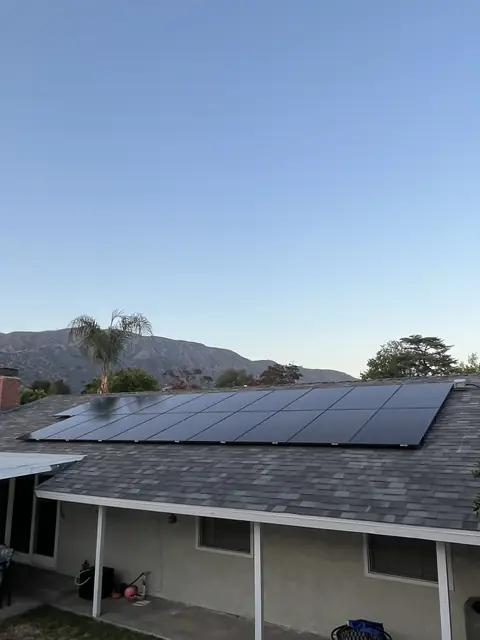 Home solar installation in Monrovia, CA