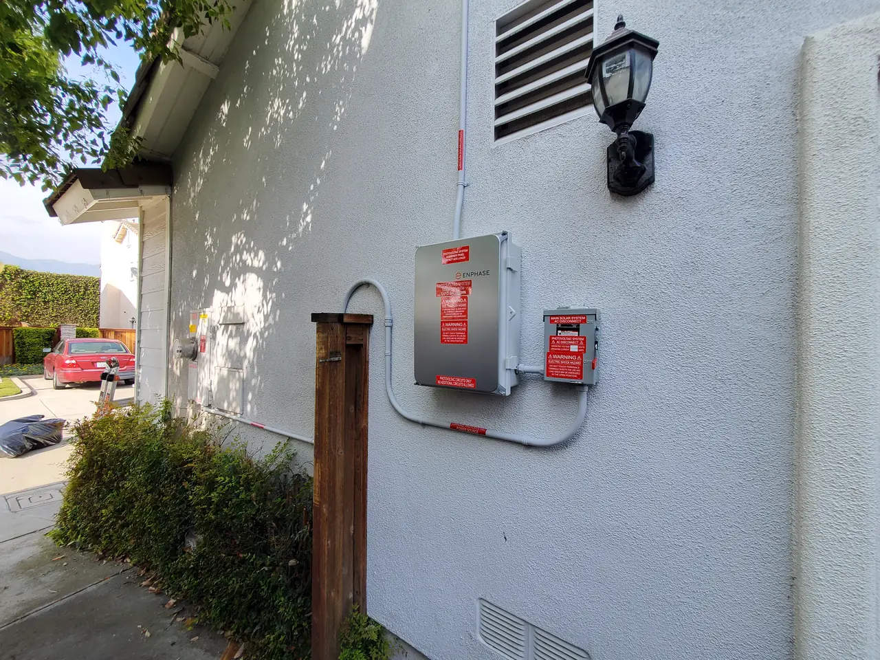 Completed residential solar project in Monrovia, CA