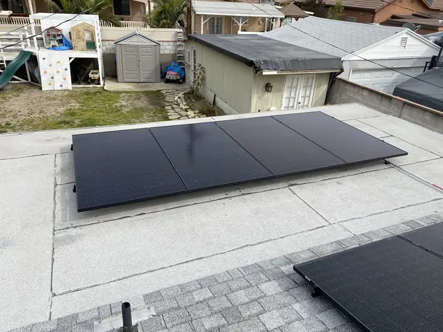 Home solar installation in North Hollywood, CA