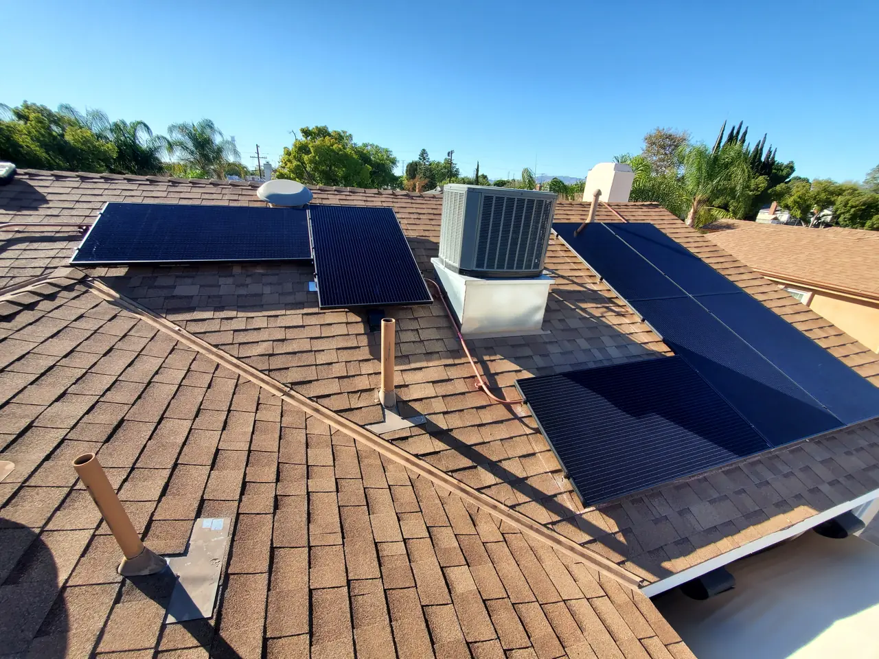 Cali Energy solar installation on a North Hollywood home