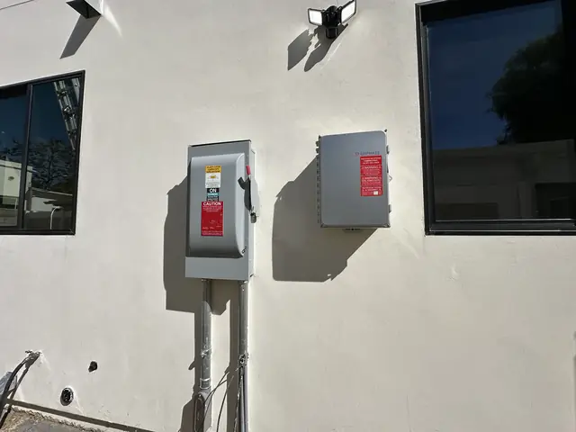 Rooftop solar installation by Cali Energy in North Hollywood, CA