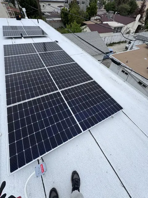 Residential PV system installed in North Hollywood, CA