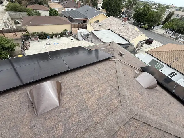 Home solar installation in North Hollywood, CA