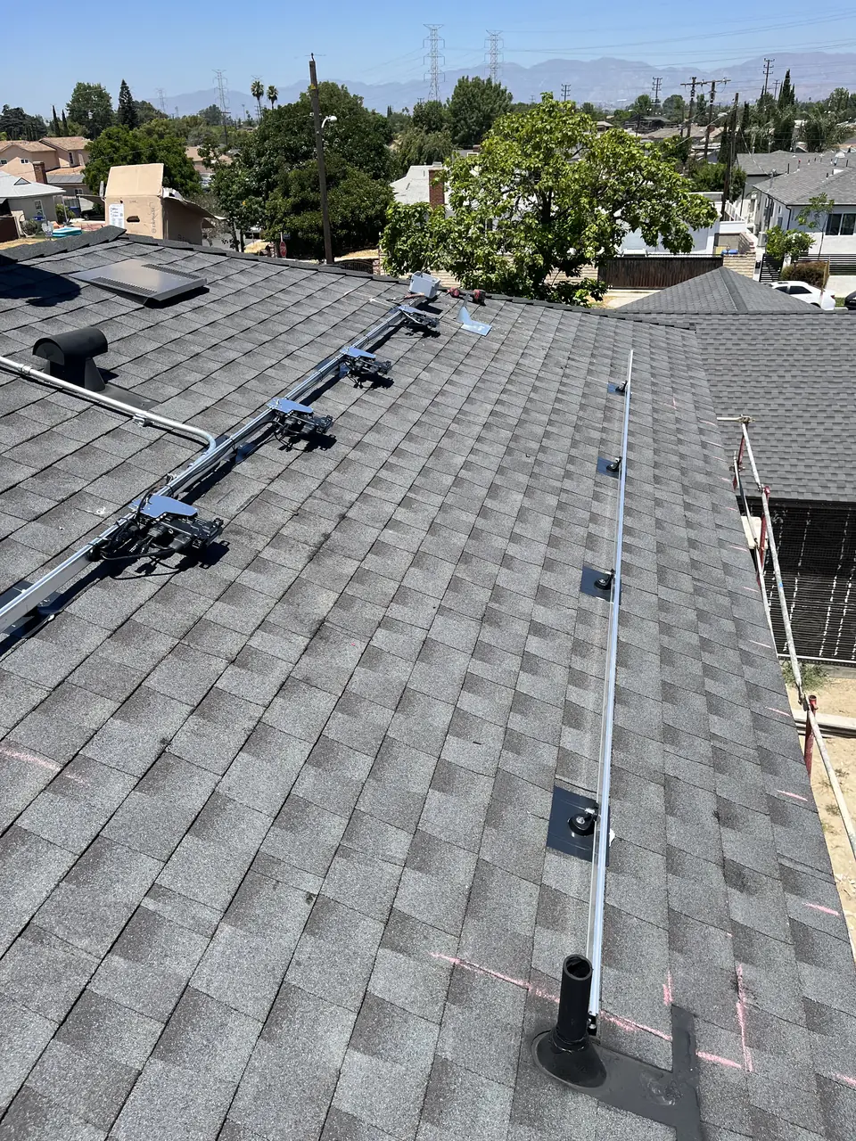 Home solar installation in North Hollywood, CA