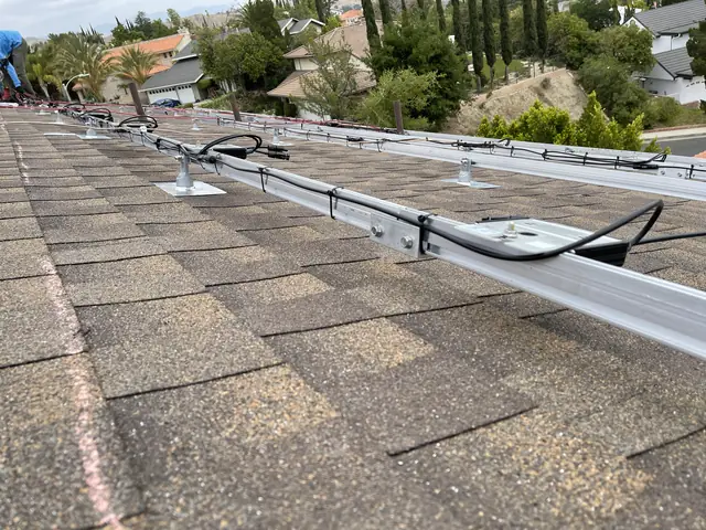 Residential PV system installed in Northridge, CA