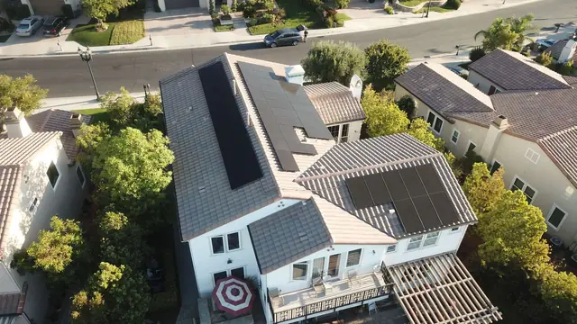 Home solar installation in Northridge, CA