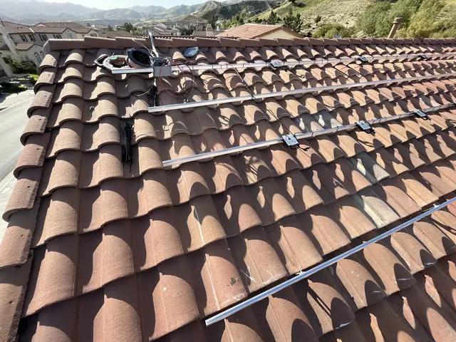 Residential PV system installed in Northridge, CA