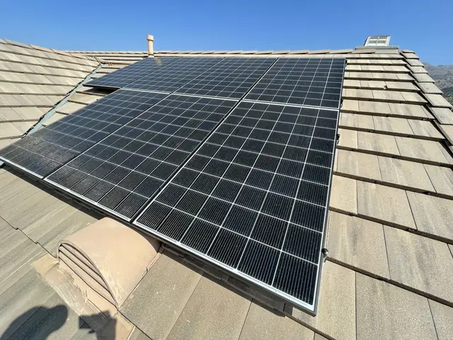 Residential PV system installed in Northridge, CA