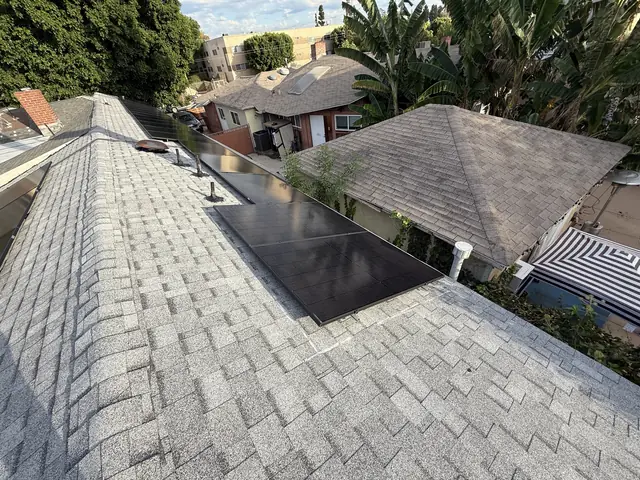 Residential PV system installed in Northridge, CA