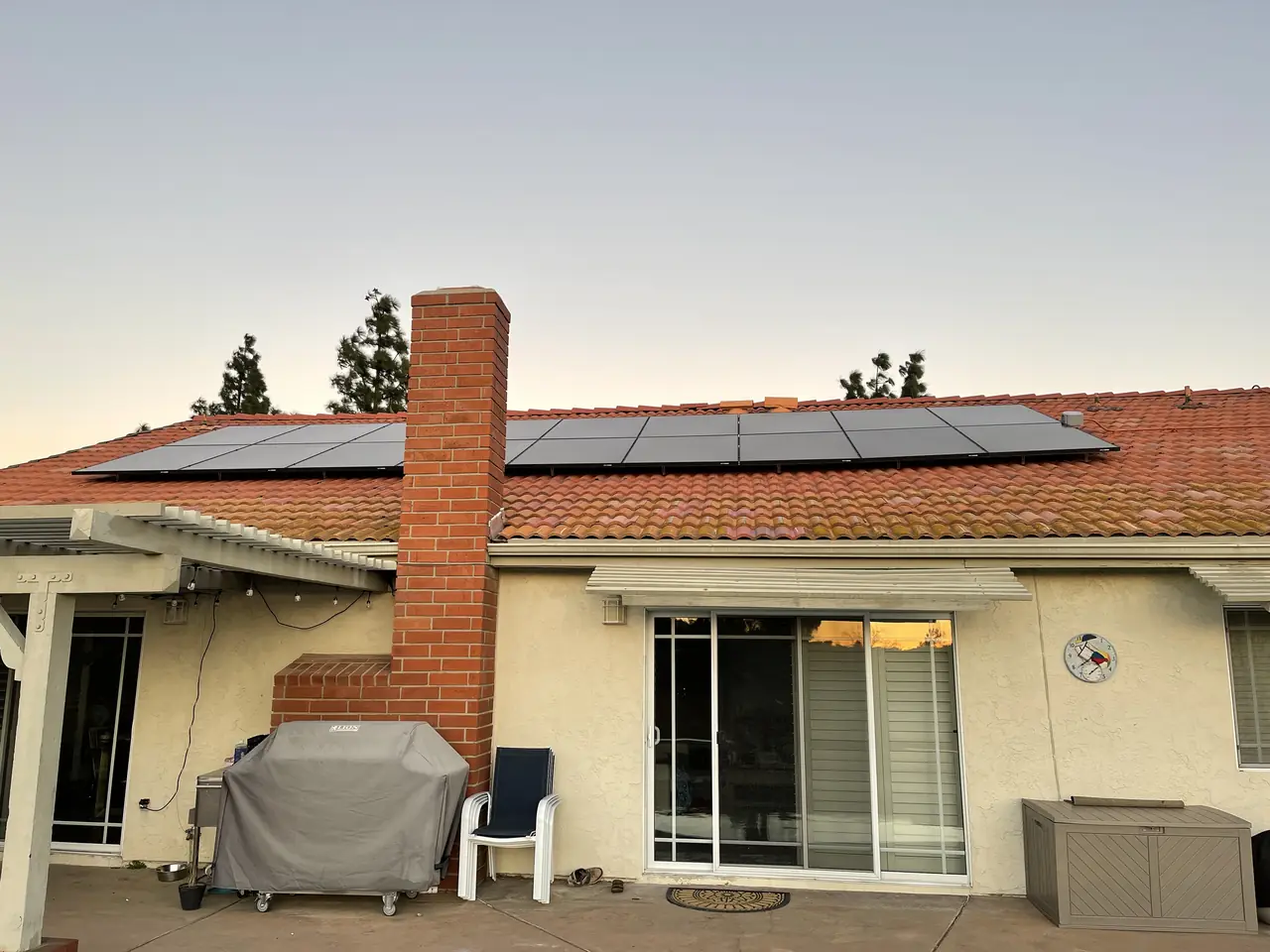 Rooftop solar installation by Cali Energy in Northridge, CA
