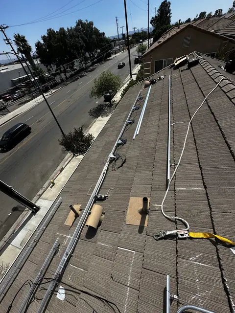 Residential PV system installed in Pacoima, CA