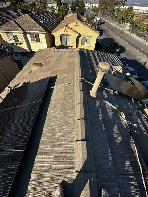 Rooftop solar installation by Cali Energy in Pacoima, CA