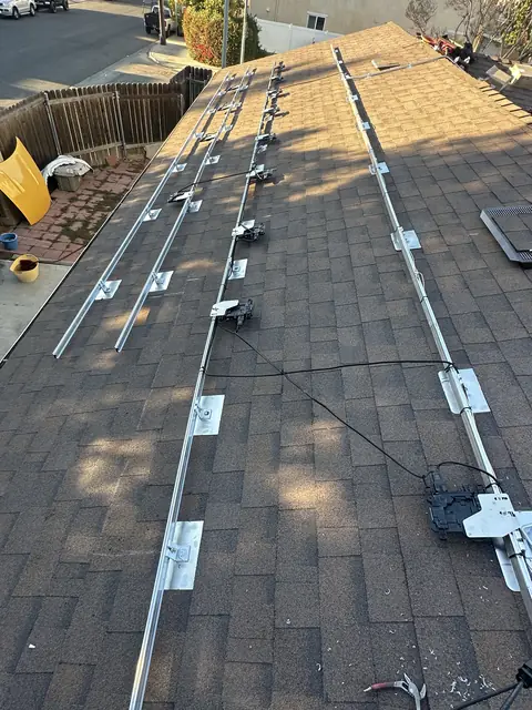 Rooftop solar installation by Cali Energy in Pacoima, CA