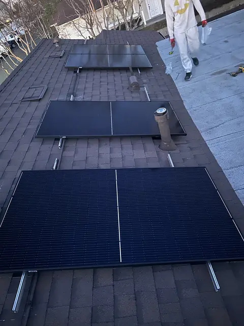 Completed residential solar project in Pacoima, CA