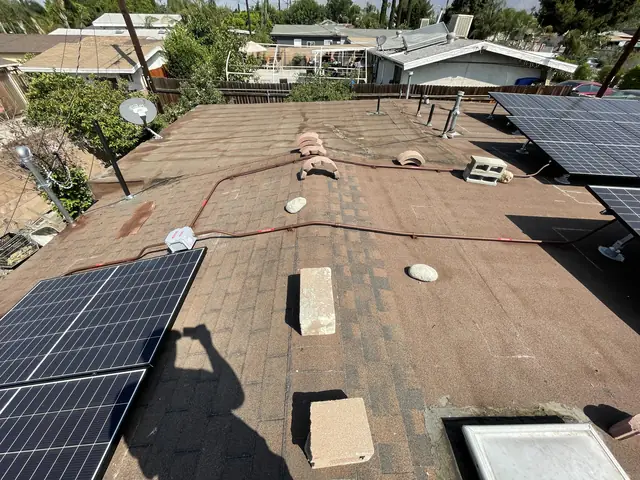 Completed residential solar project in Pacoima, CA