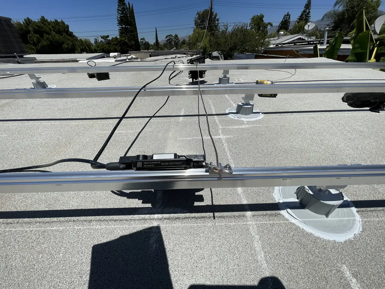 Completed residential solar project in Pacoima, CA