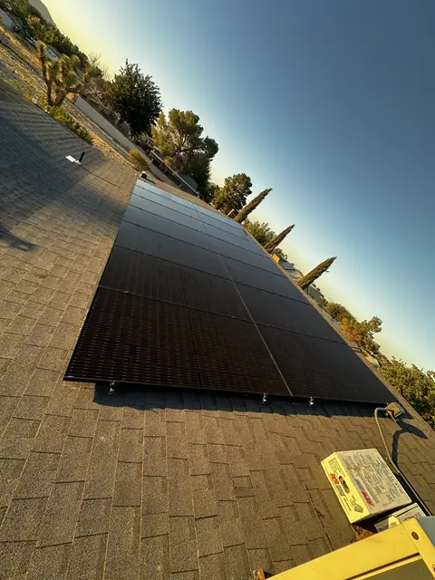 Home solar installation in Palmdale, CA