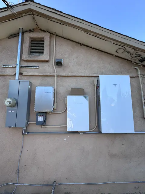 Completed residential solar project in Palmdale, CA