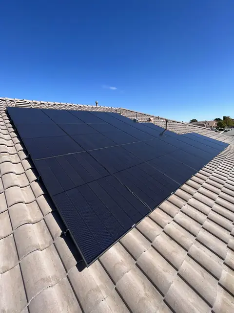 Residential PV system installed in Palmdale, CA