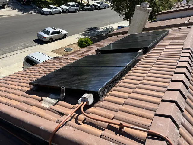 Rooftop solar installation by Cali Energy in Palmdale, CA