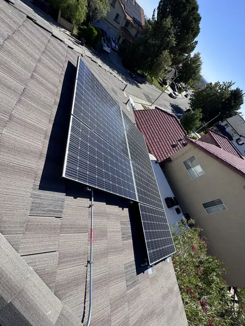 Rooftop solar installation by Cali Energy in Palmdale, CA